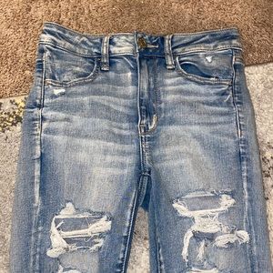 American eagle ripped jeans